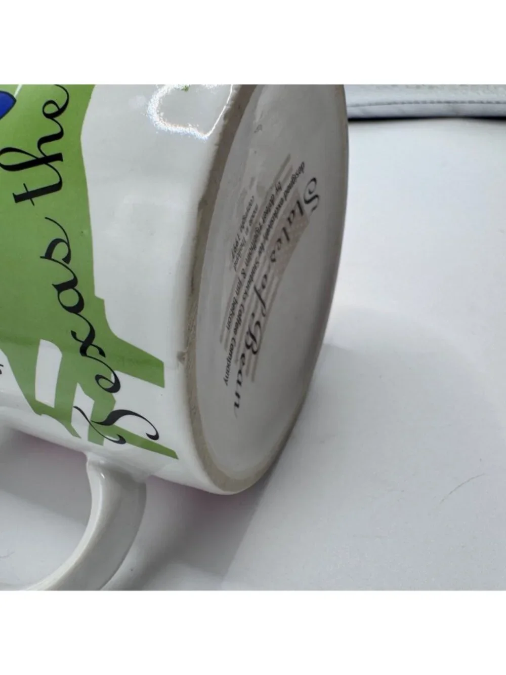 Starbucks Texas Mug 1997 States Of Bean Collection Ceramic Colorful Design Coffe